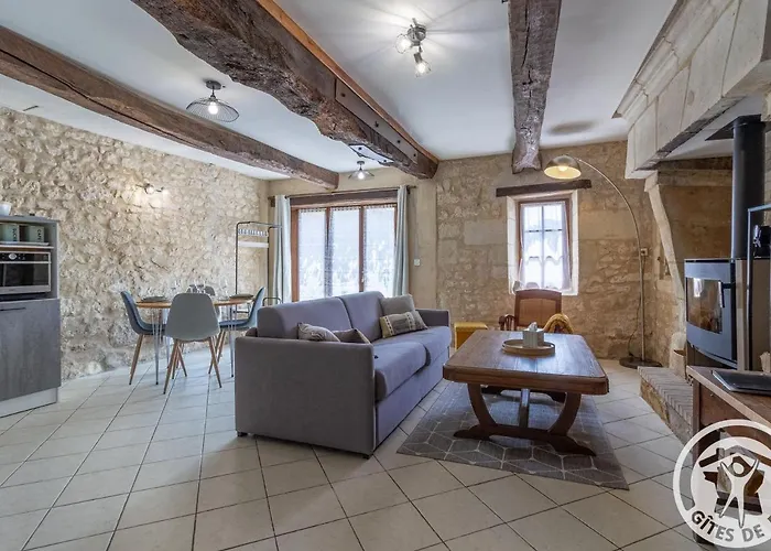 Дом отдыха En Tuffeau Pres De Saumur Avec Terrasse, Poele A Bois Et Grandes Commodites - Fr-1-622-64 Vaudelnay